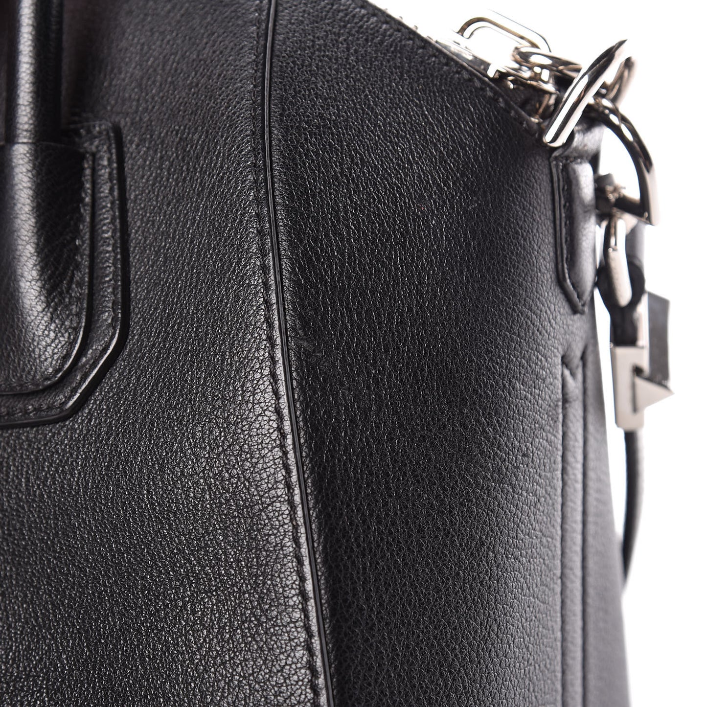 Sugar Goatskin Small Antigona Black