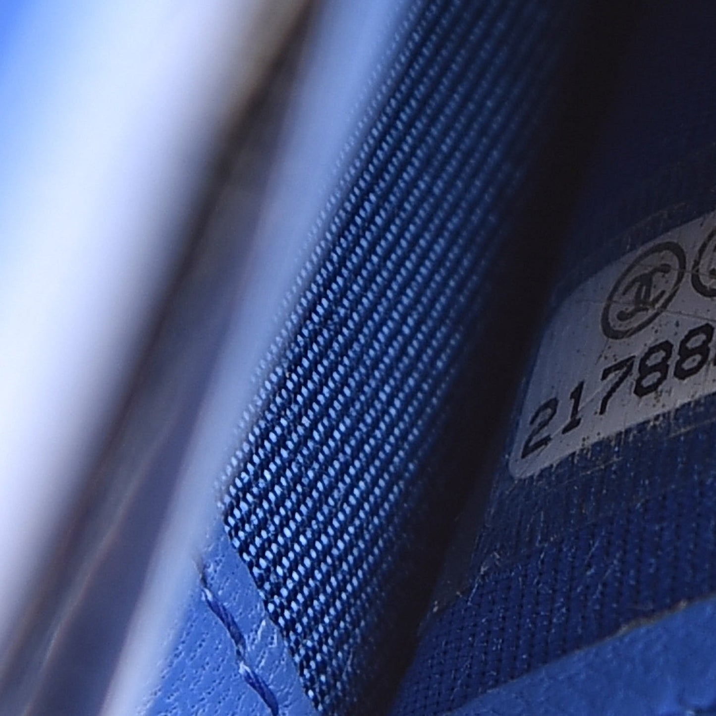 Lambskin Quilted Card Holder Wallet Blue