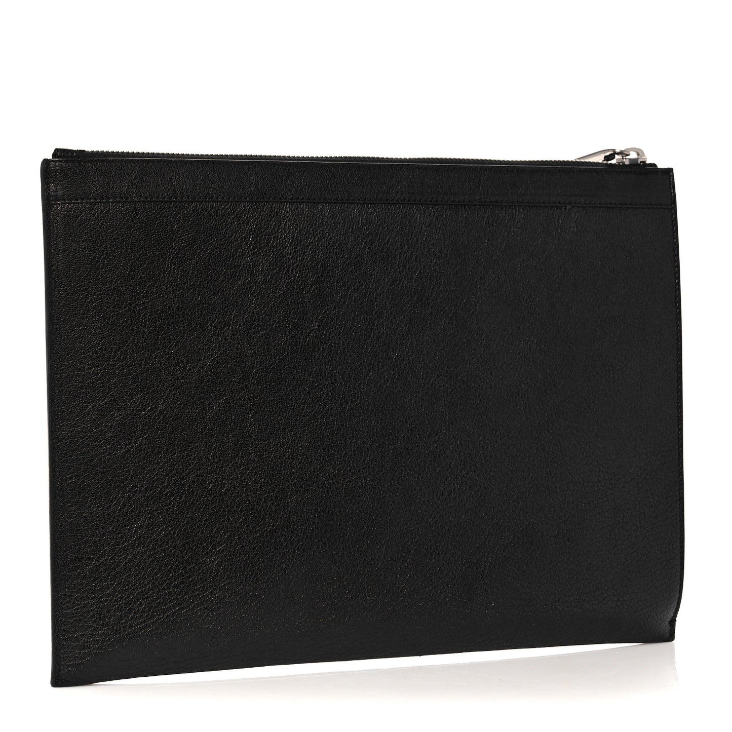 Calfskin Studded iPad Pouch Black