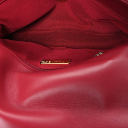 Chanel Lambskin Quilted Large Chanel 19 Flap Red 4 of 9