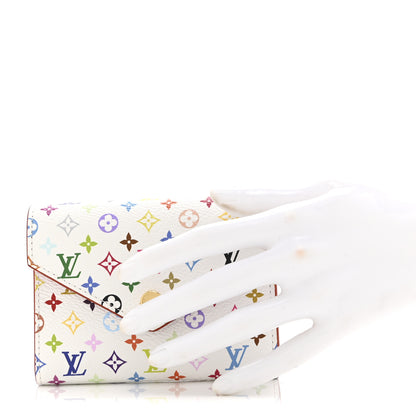 Louis Vuitton LV x TM Monogram Multicolor Victorine Wallet White 2 of 10