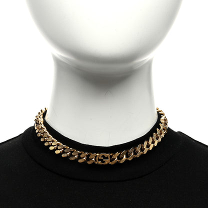 Gucci Metal Interlocking GG Chain Necklace Gold 2 of 5