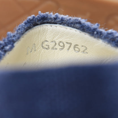 Chanel Linen CC Espadrilles 38 Blue Black 9 of 11