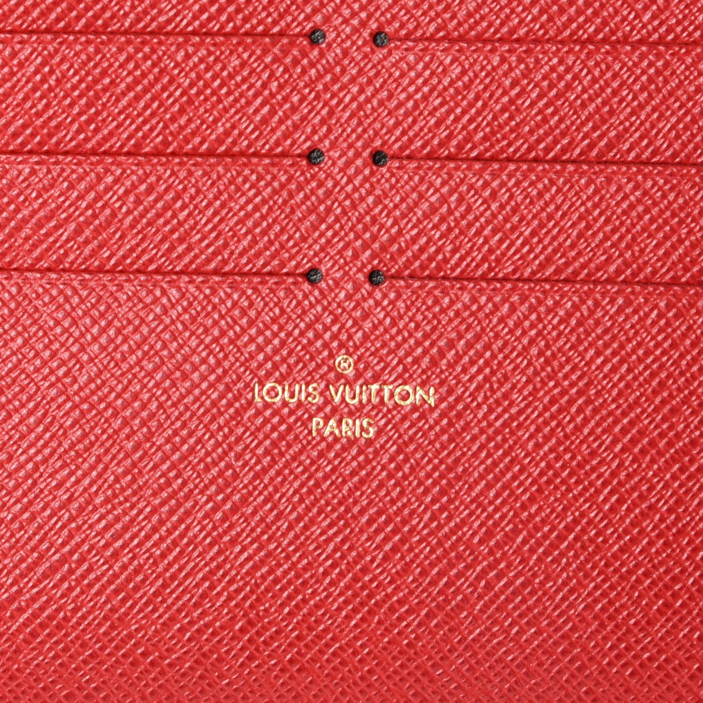 Calfskin Felicie Card Holder Insert Cherry