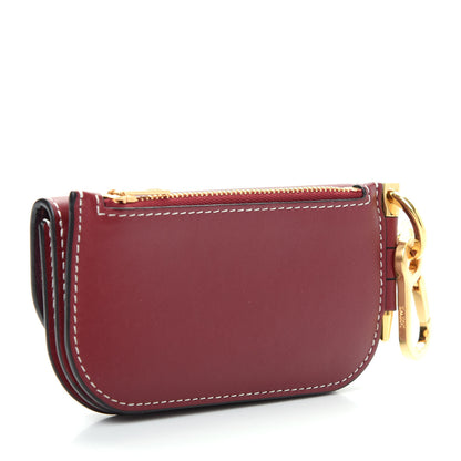 Loewe Smooth Calfskin Mini Gate Wallet Wine 3 of 6