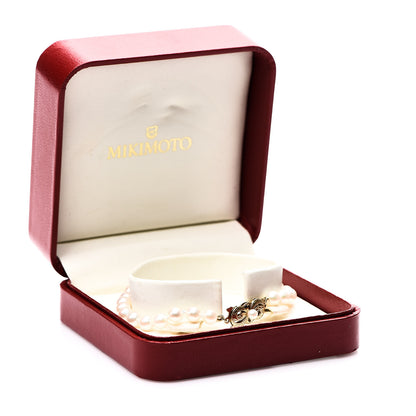 Mikimoto 18K Yellow Gold Akoya Pearl 5.5-6mm Strand Bracelet 4 of 4