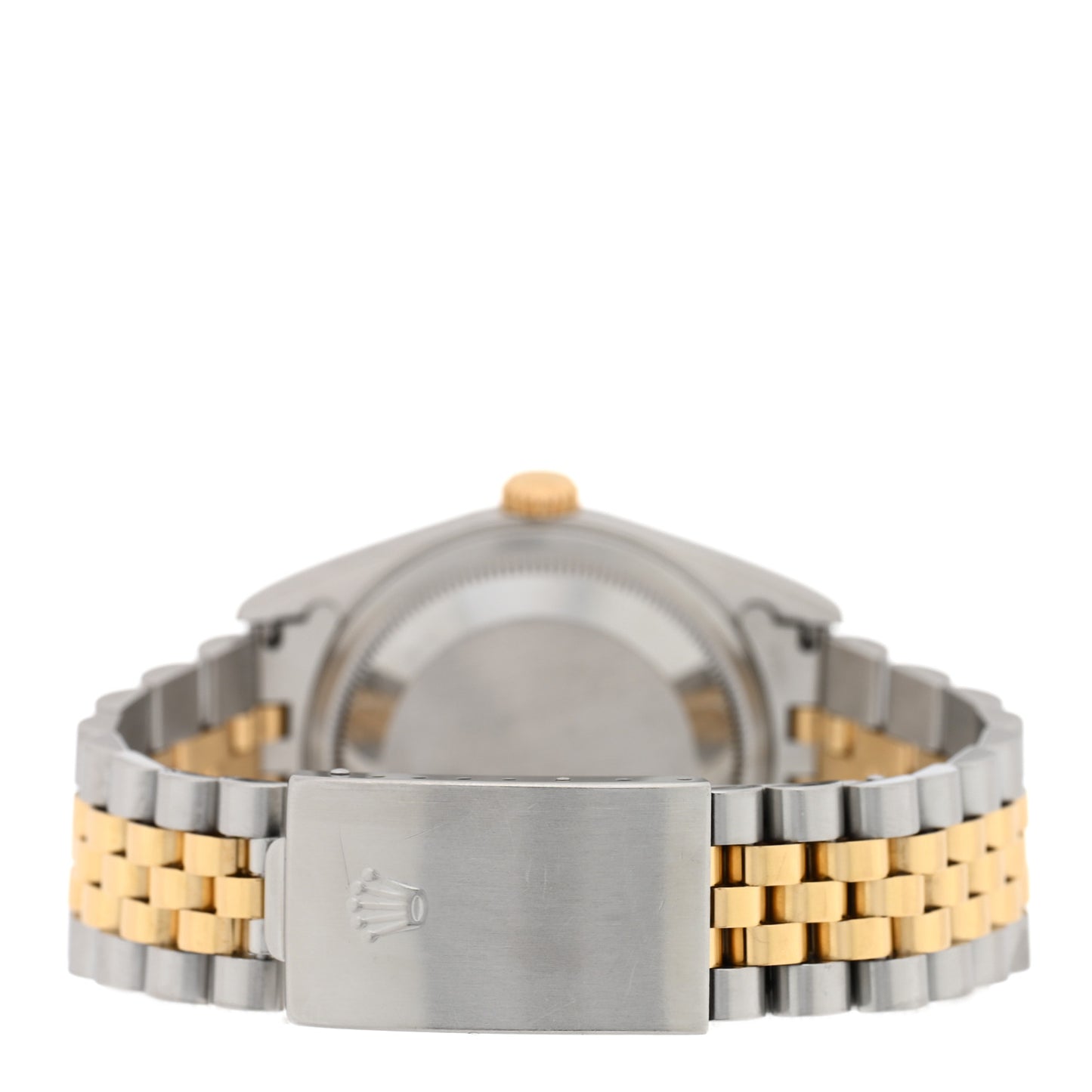 Stainless Steel 18K Yellow Gold 36mm Oyster Perpetual Datejust Watch Silver Roman 16233