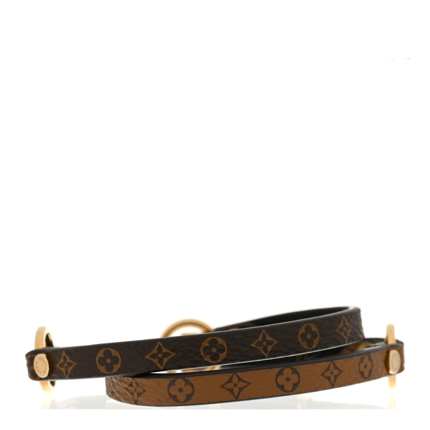 Louis Vuitton Reverse Monogram Dauphine Double Tour Bracelet 17 3 of 5
