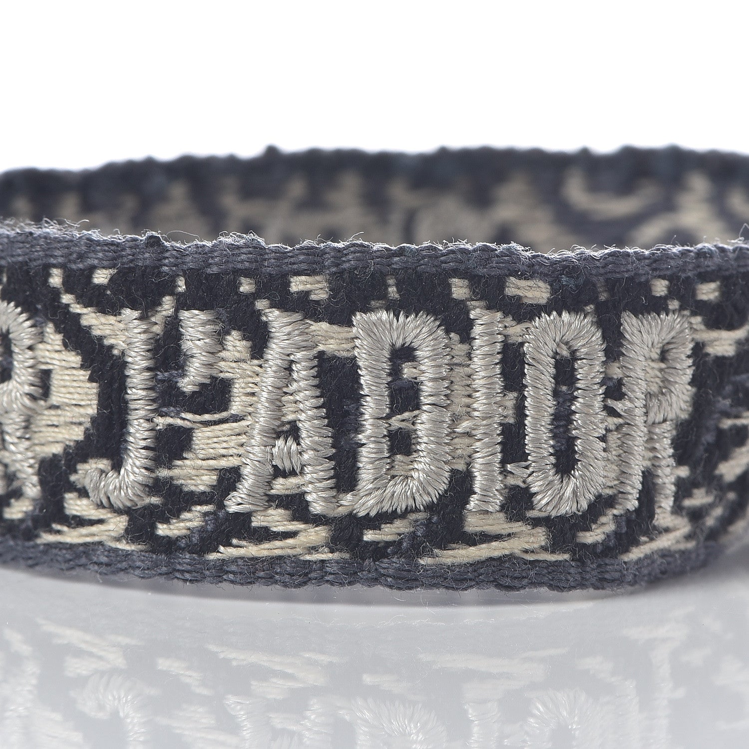 Christian Dior Woven Cotton J'Adior Friendship Bracelet Blue 6 of 6