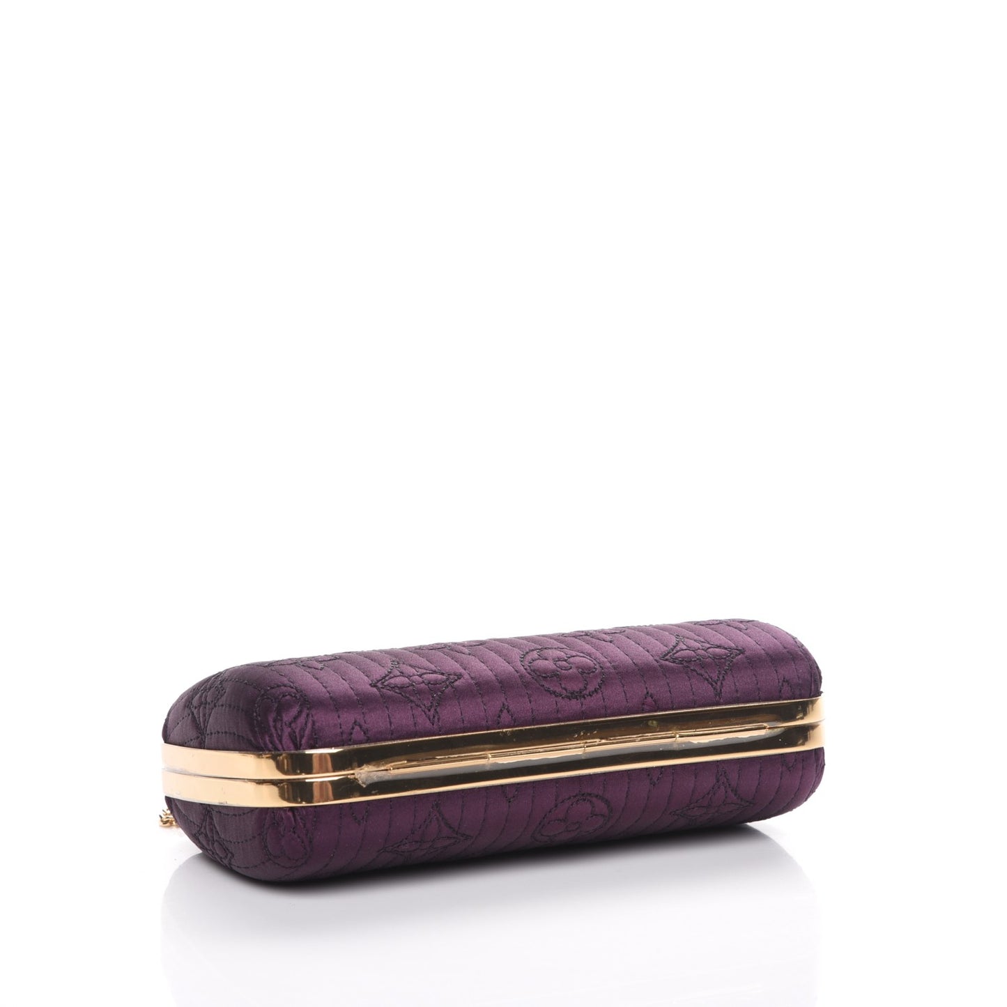 Monogram Motard Minaudiere Clutch Prune
