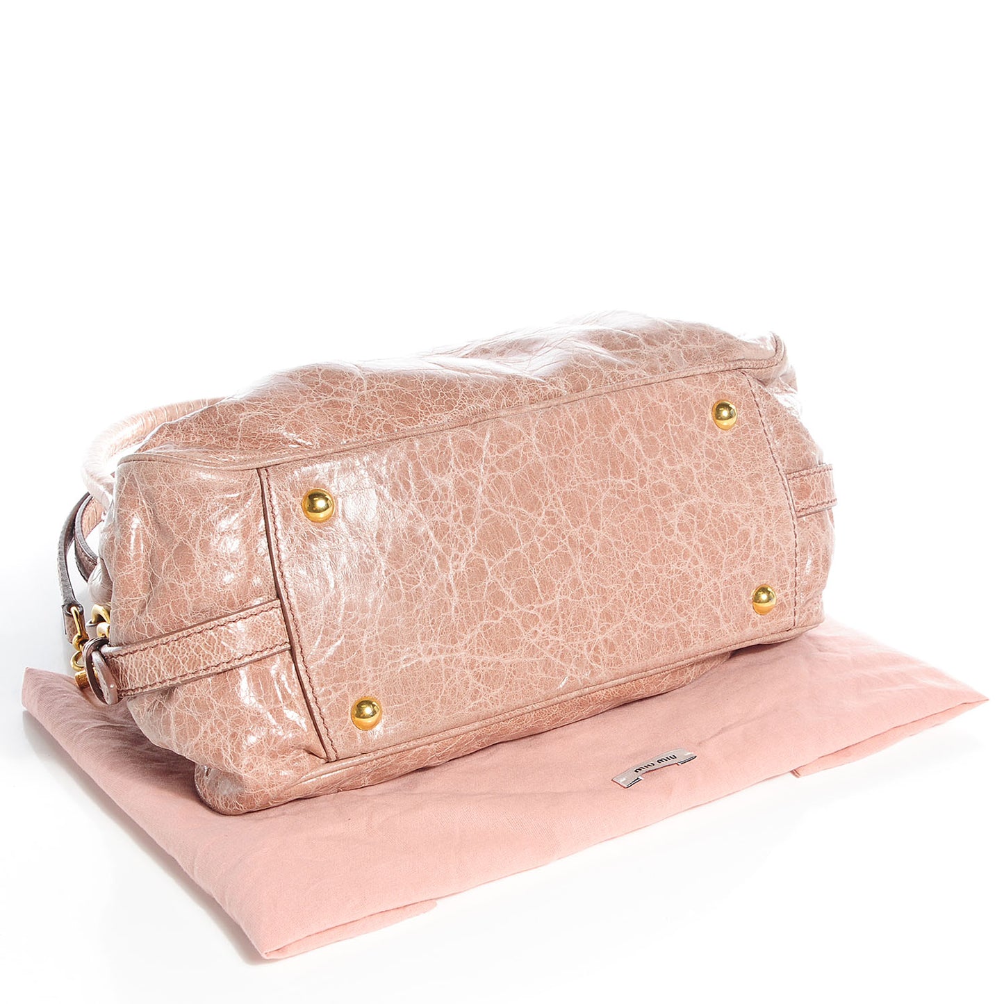 Nappa Leather Mini Charm Mughetto