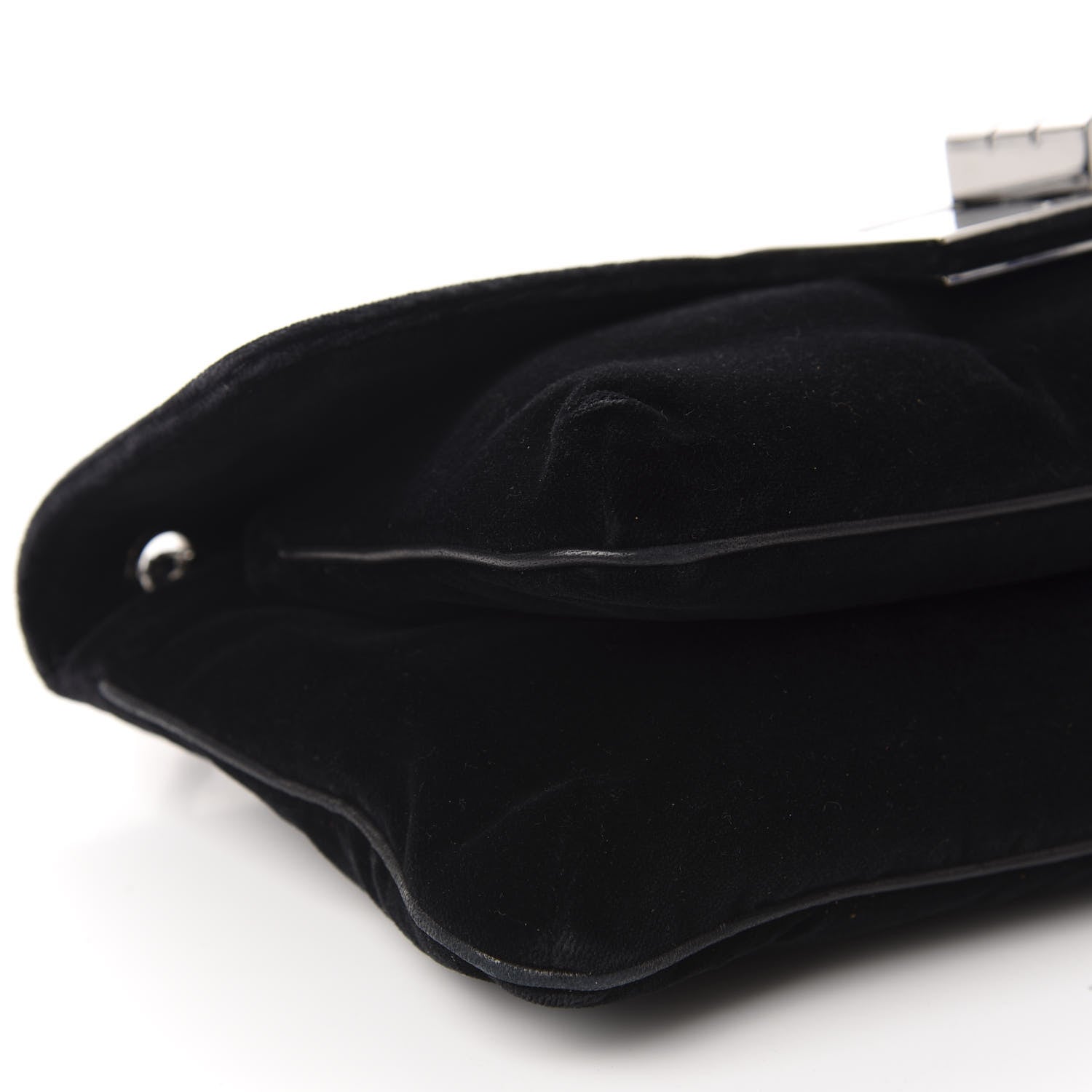 Chanel Velvet Small Mademoiselle Flap Black 7 of 11