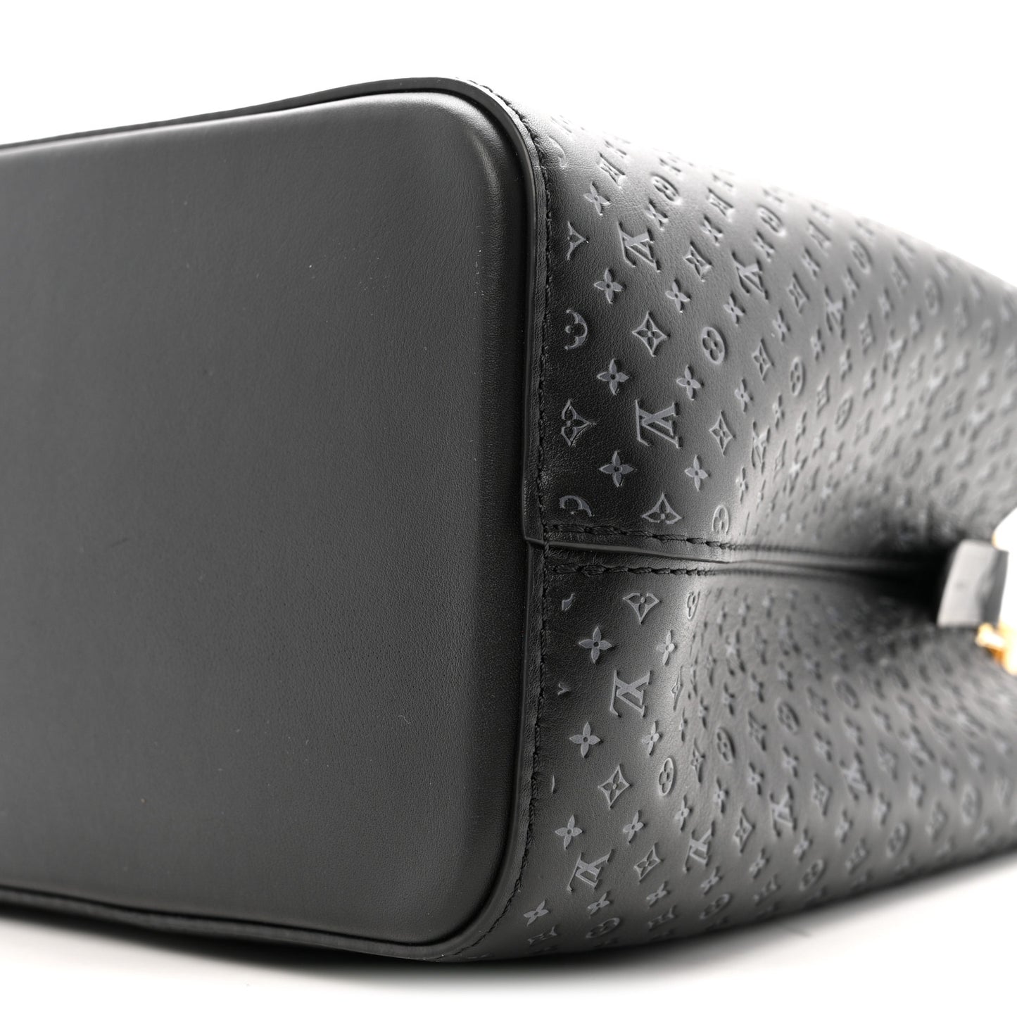 Calfskin Nanogram Embossed Neonoe BB Black
