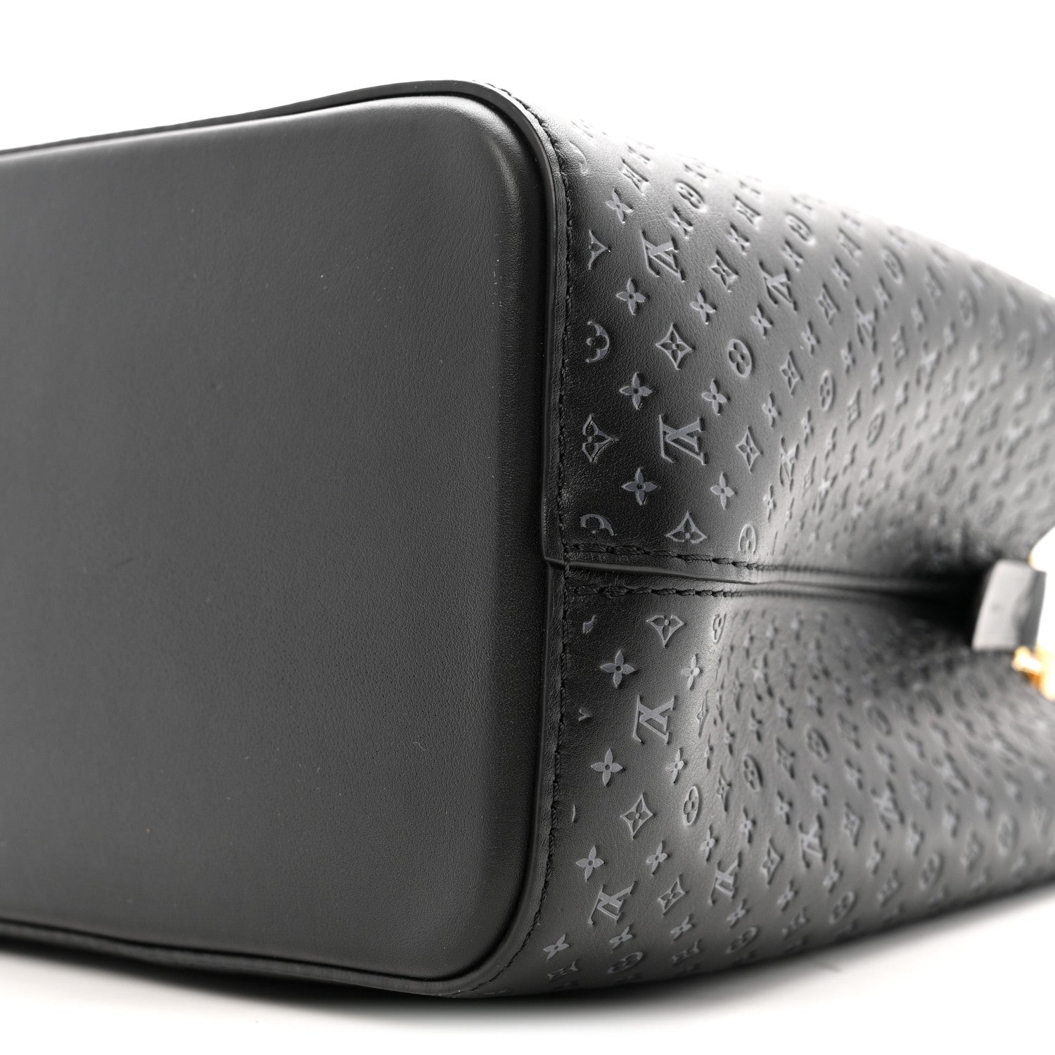 Louis Vuitton Calfskin Nanogram Embossed Neonoe BB Black 11 of 14