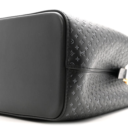 Louis Vuitton Calfskin Nanogram Embossed Neonoe BB Black 11 of 14