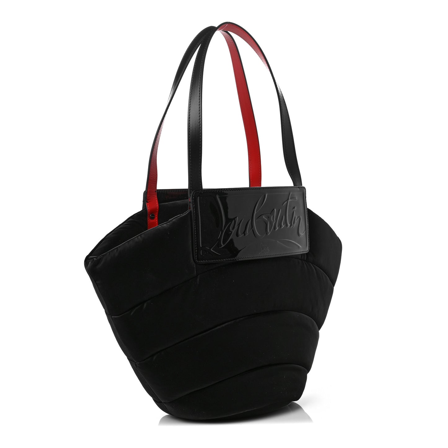 Nylon Puffer Loubishore Tote Black