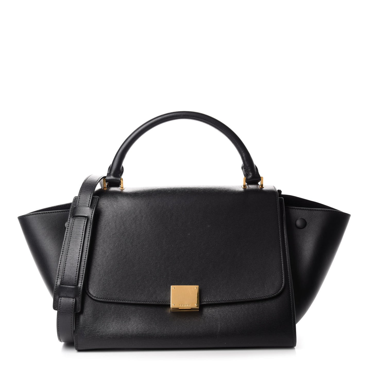 Liege Calfskin Small Trapeze Black