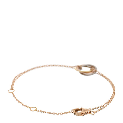 Cartier 18K Pink Yellow White Gold Trinity Bracelet 2 of 3