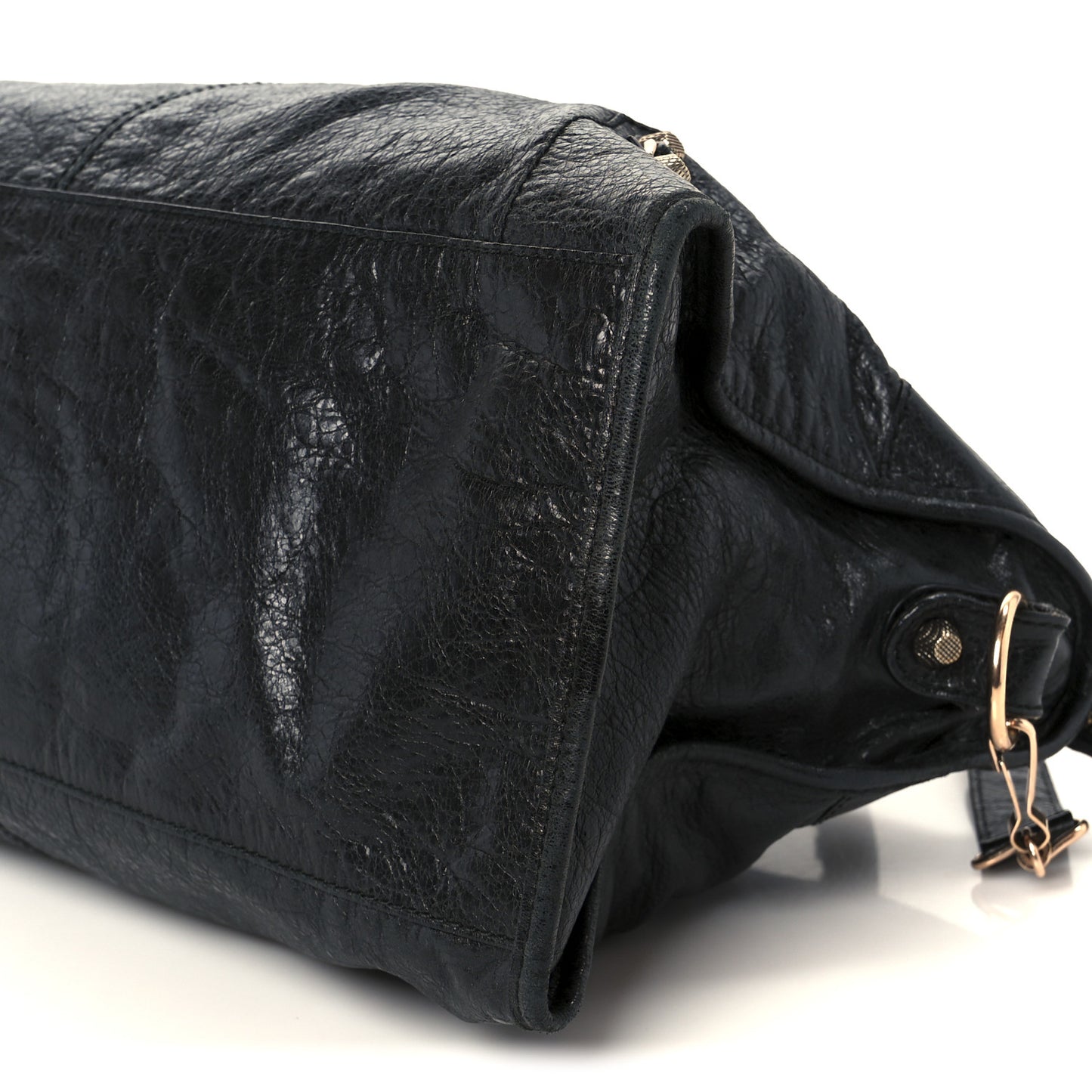 Agneau Giant 12 Rose Gold Hardware Part Time Black