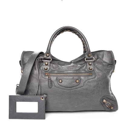 Balenciaga Agneau Giant 12 Rose Gold Hardware City Gris Tarmac 1 of 8