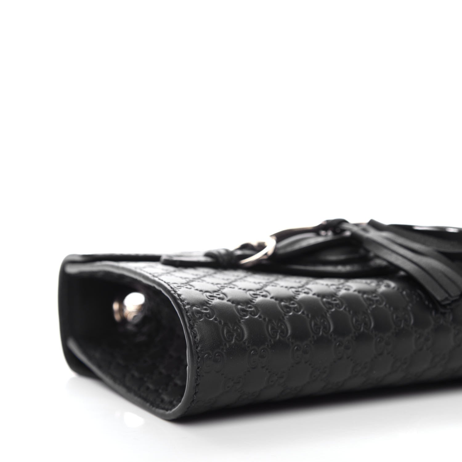 Gucci Microguccissima Mini Emily Shoulder Bag Black 8 of 10