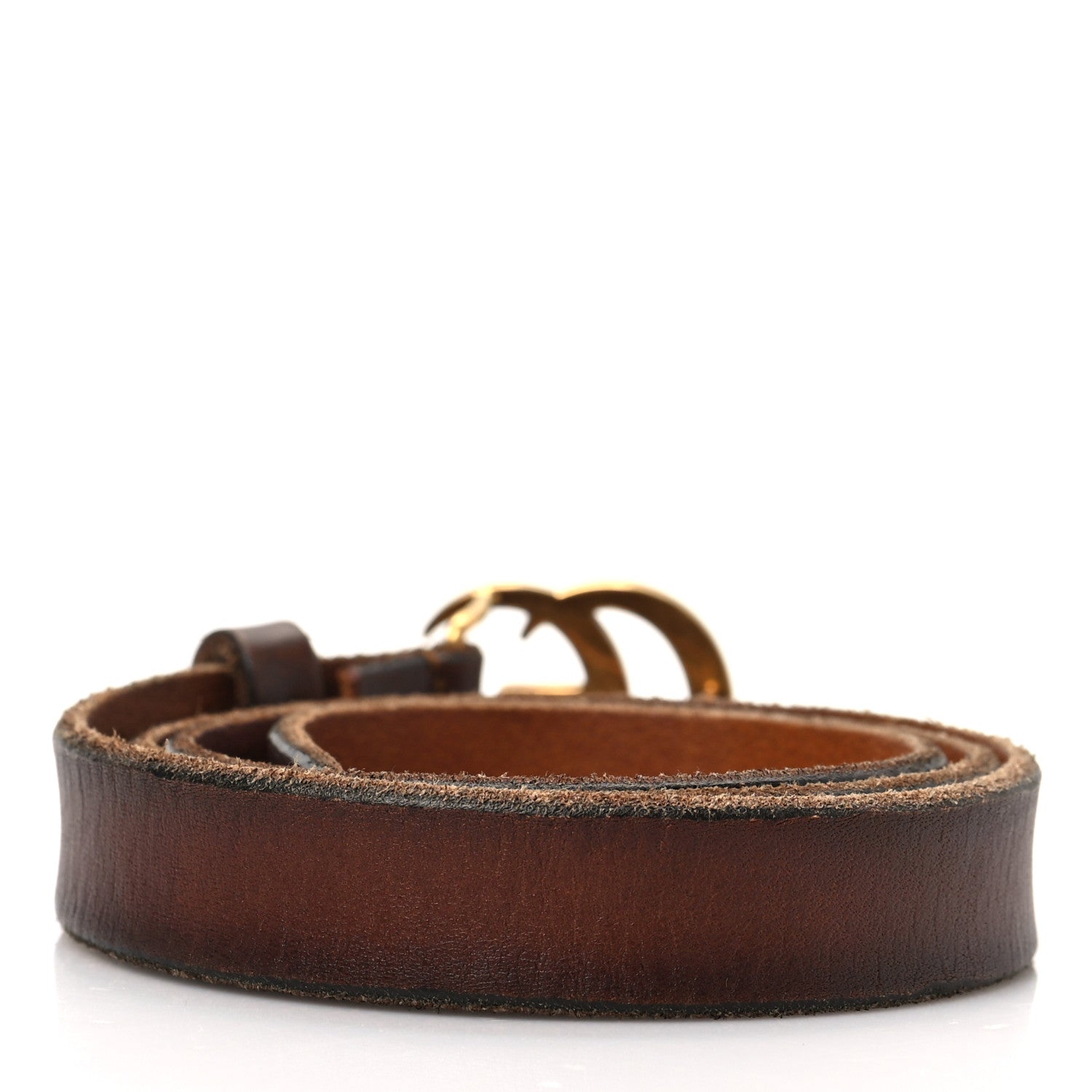 Gucci Faded Calfskin Double G 20mm Belt 75 30 Cuir 2 of 4