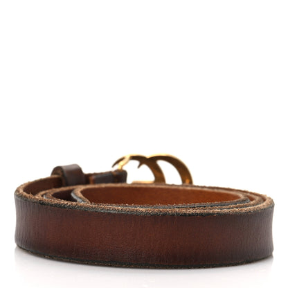 Gucci Faded Calfskin Double G 20mm Belt 75 30 Cuir 2 of 4