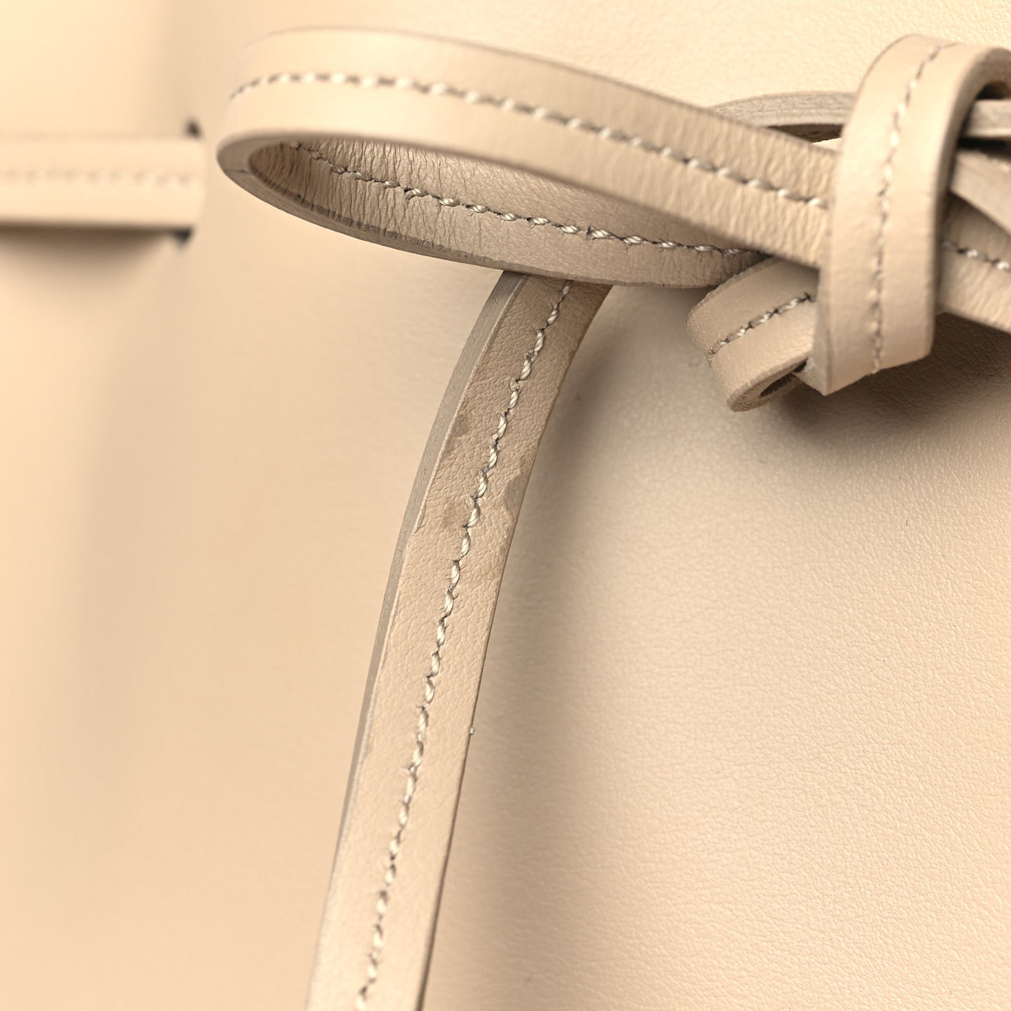 Calfskin Mini Bucket Bag Sand