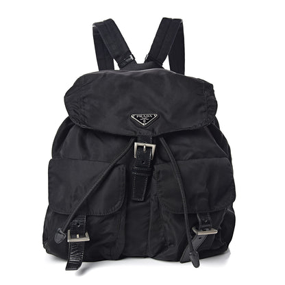 Prada Nylon Vela Medium Backpack Black 1 of 9