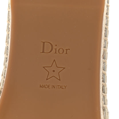 Christian Dior Lambskin Granville Espadrille 37 Off White 6 of 9