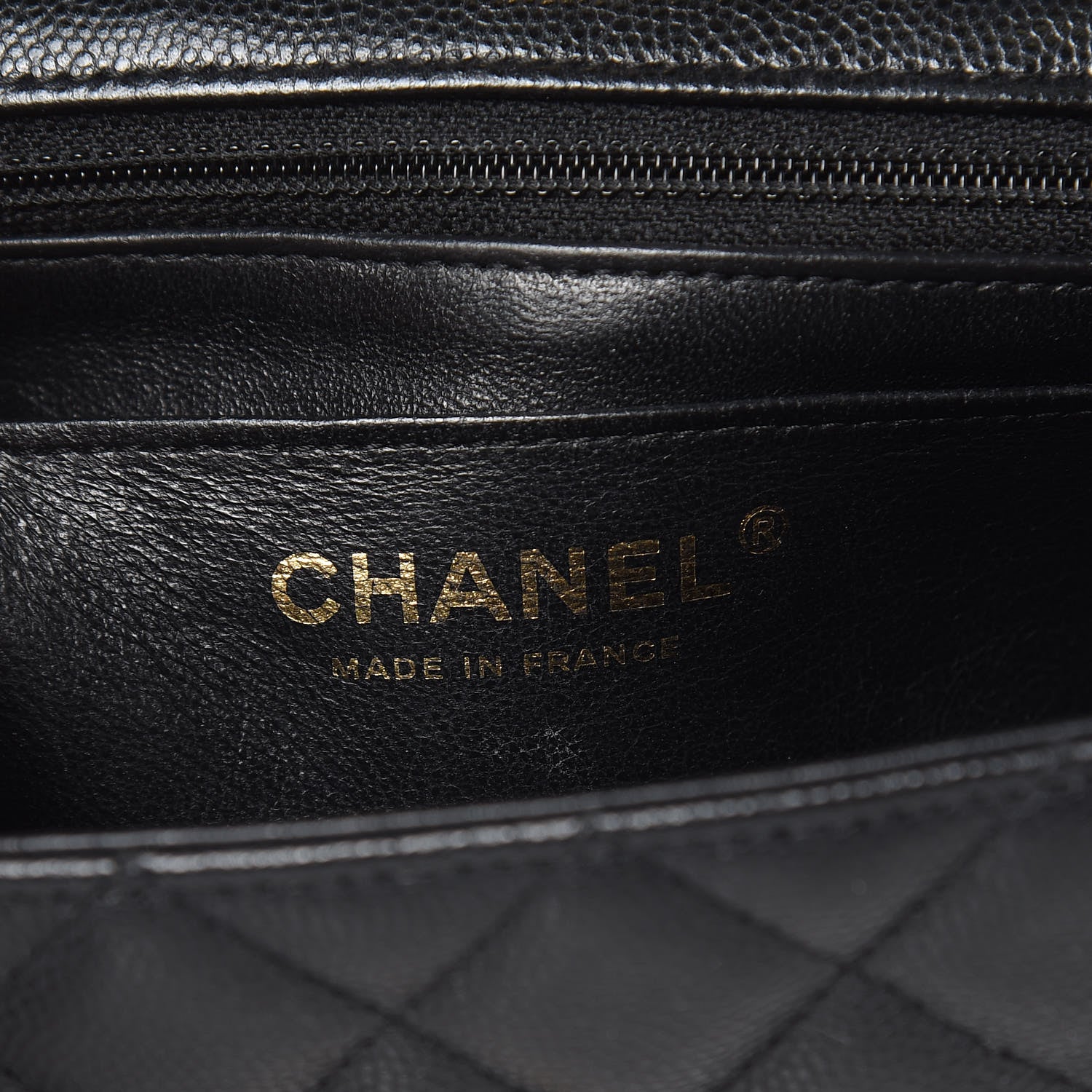 Chanel Caviar Quilted Mini Rectangular Flap Black 6 of 17