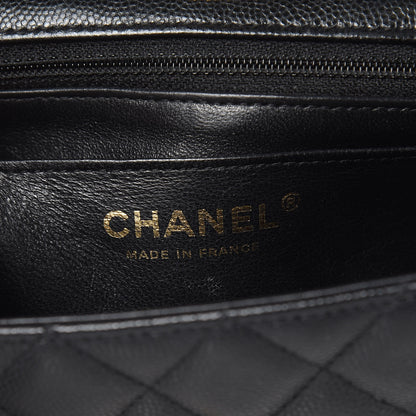 Chanel Caviar Quilted Mini Rectangular Flap Black 6 of 17