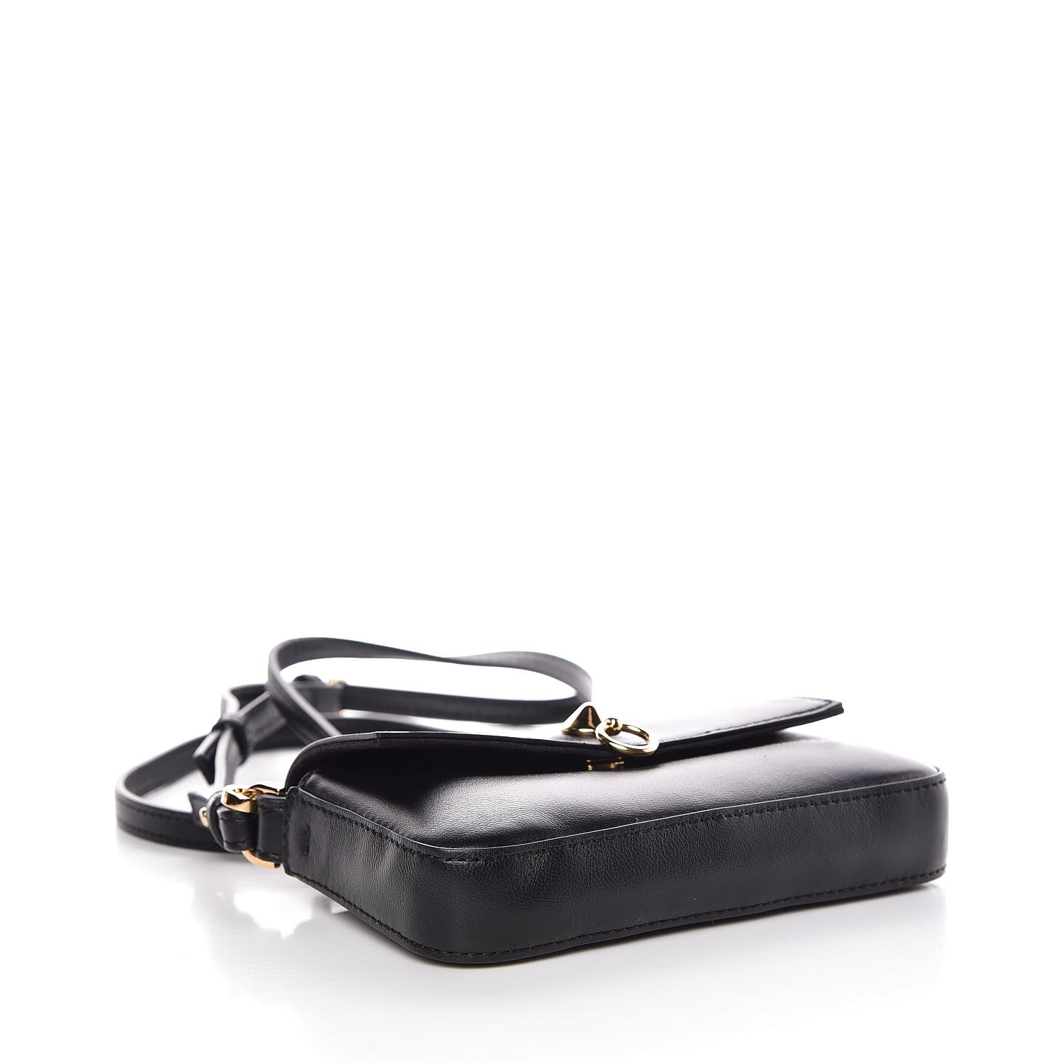 Fendi Shiny Nappa Micro By The Way Crossbody Black 4 of 7