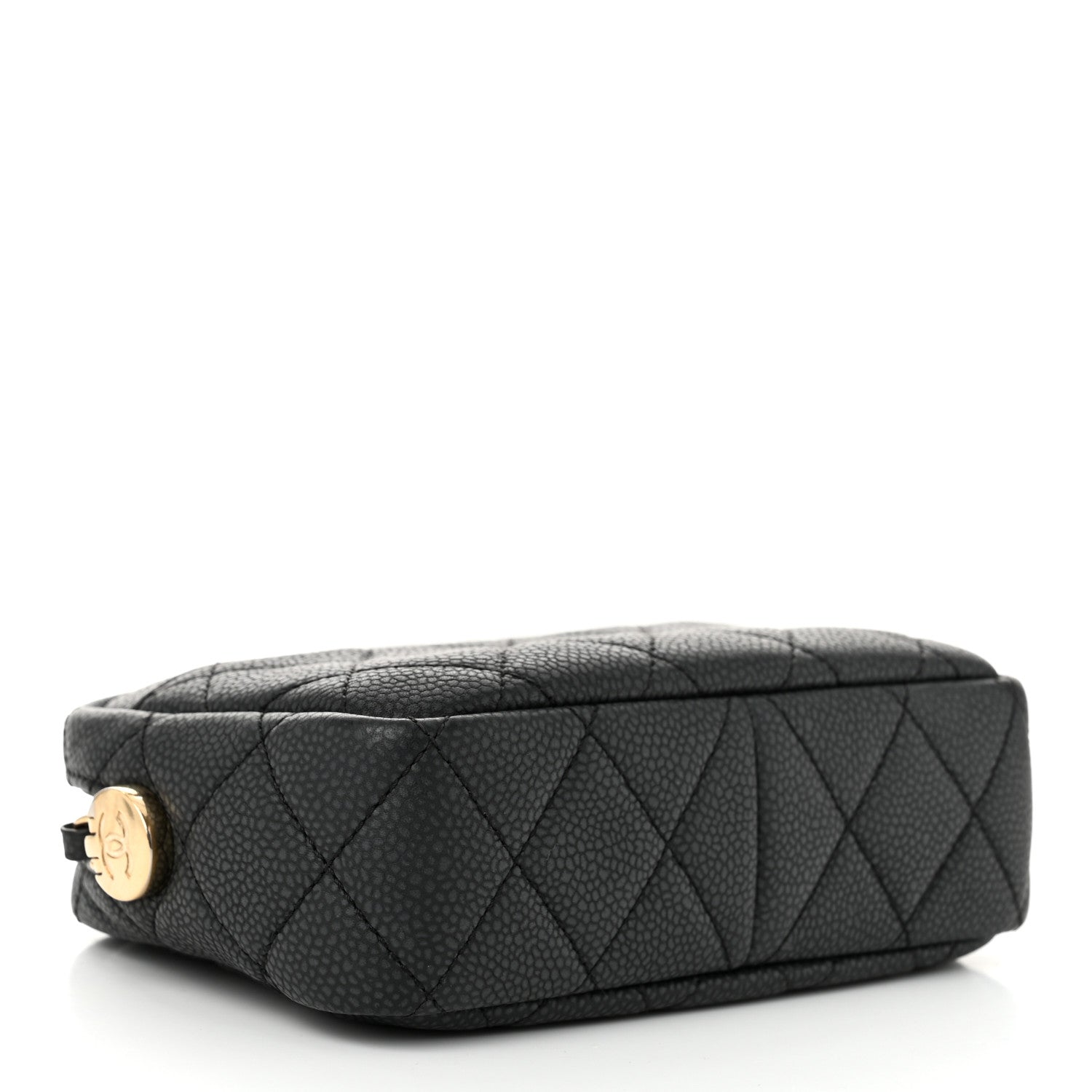Chanel Iridescent Caviar Quilted Mini Coco Tassel Camera Case Black 4 of 10