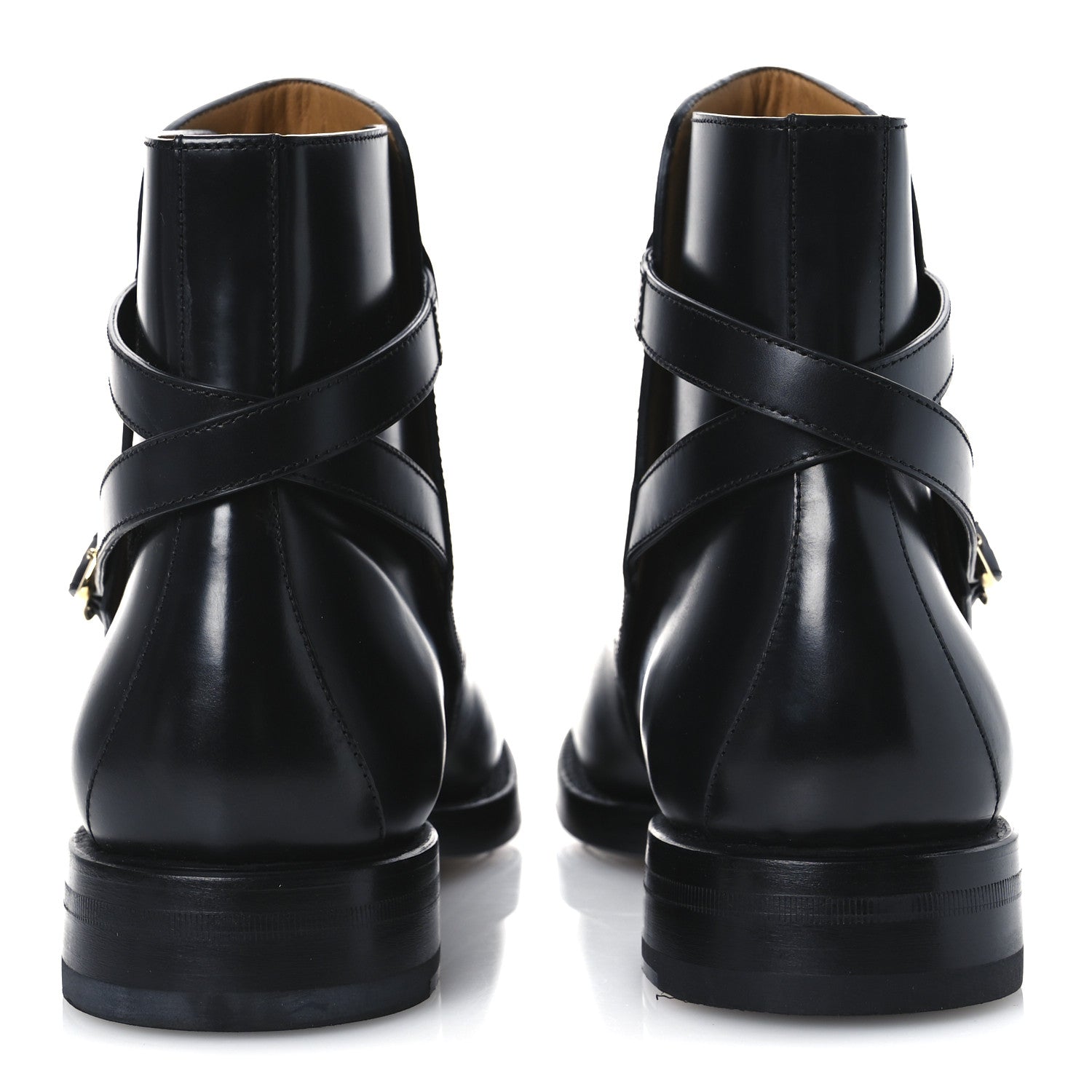 Gucci Cordovan Lux Men Ankle Boots 10 Black 6 of 12
