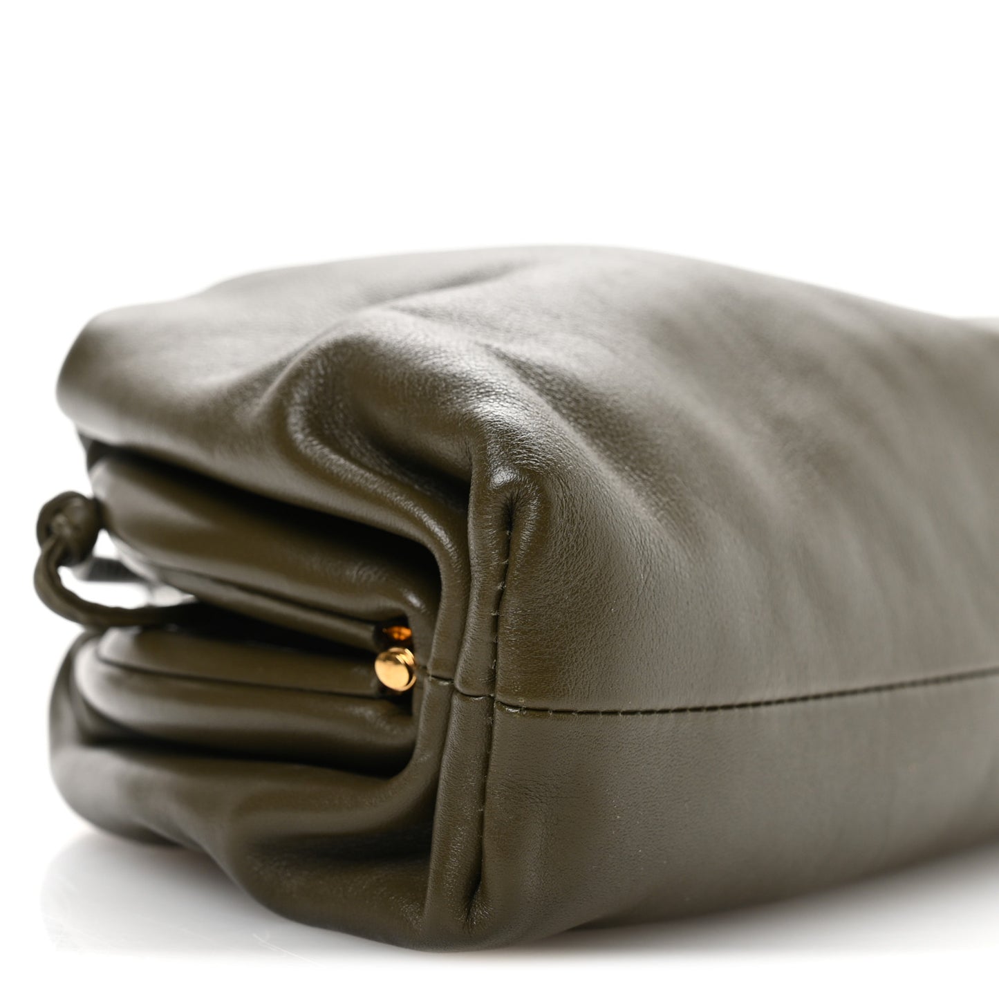 Butter Calfskin The Mini Pouch Kaki Fondente