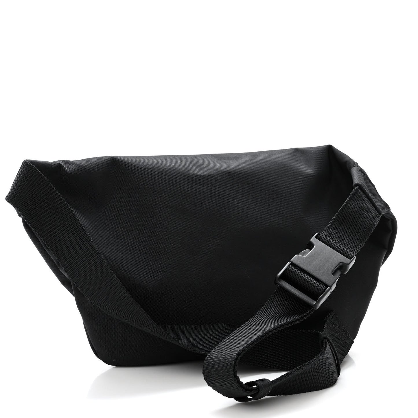 Sport Nylon Logo Embroidered Wheel Beltpack Black
