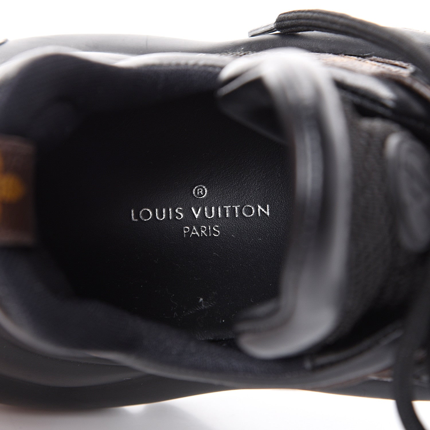 Louis Vuitton Calfskin Patent Monogram LV Archlight Sneakers 36.5 Black 9 of 10