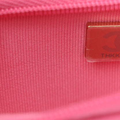 Chanel Caviar Quilted Wallet on Chain WOC Rose 8 of 12