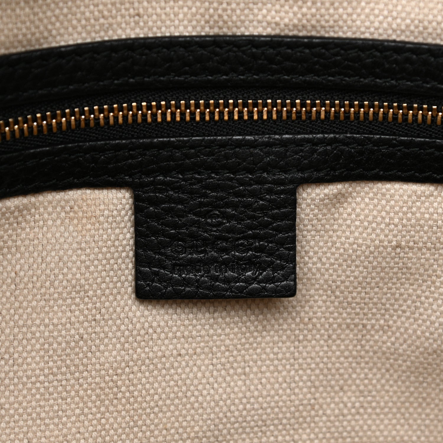 Gucci Pebbled Calfskin Large Soho Hobo Black 5 of 12
