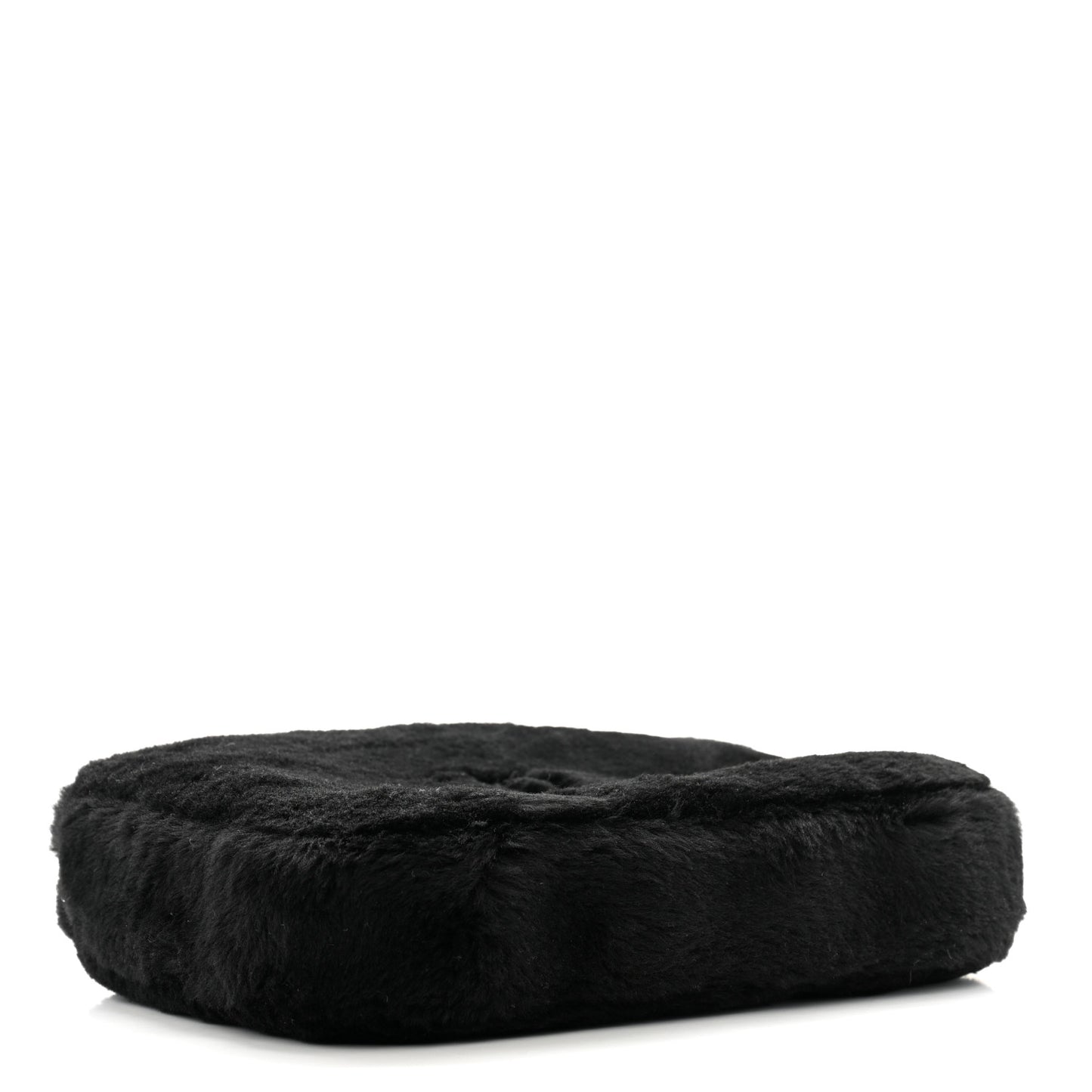 Shearling Lambskin CC Flat Mules 40 Black