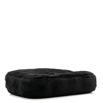 Chanel Shearling Lambskin CC Flat Mules 40 Black 13 of 15