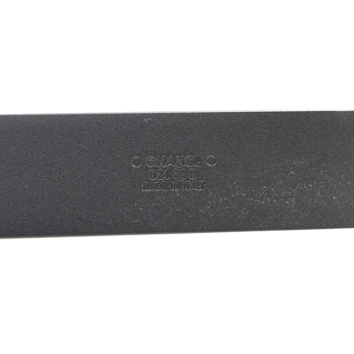 Chanel Calfskin Metal Enamel CC Belt 75 30 Black Golden 5 of 5