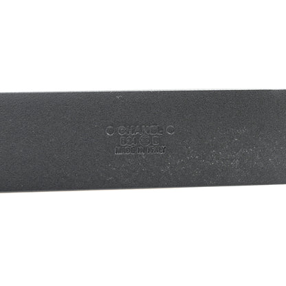 Chanel Calfskin Metal Enamel CC Belt 75 30 Black Golden 5 of 5