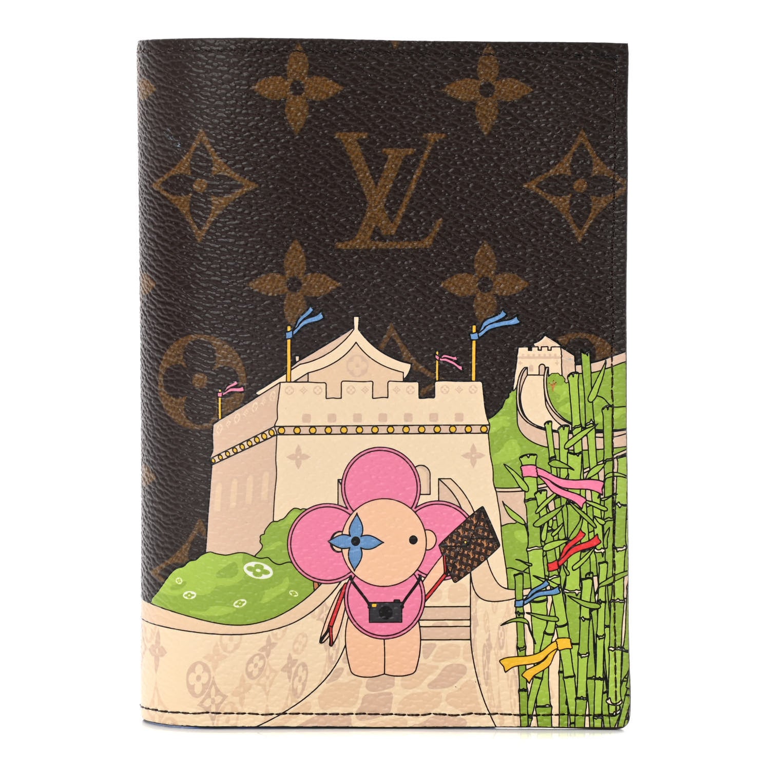 Louis Vuitton Monogram 2021 Christmas Animation China Passport Cover Myosotis Blue 1 of 11