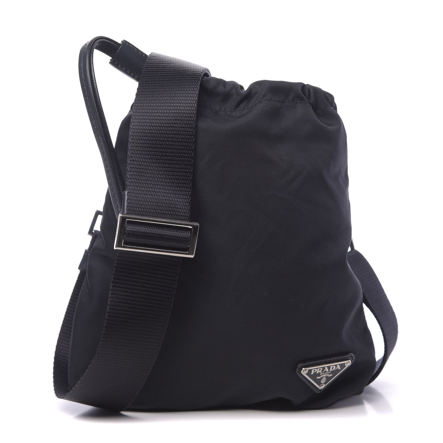 Prada Tessuto Nylon Drawstring Crossbody Baltico 1 of 12