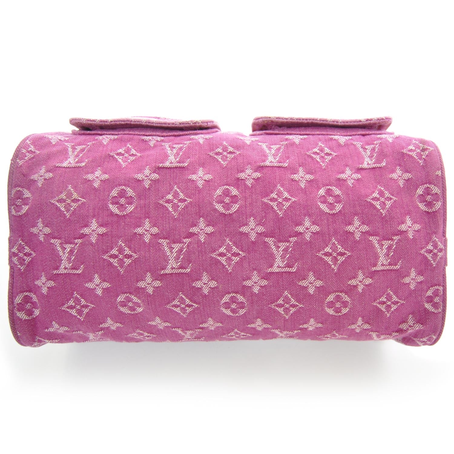 Louis Vuitton Monogram Denim Neo Speedy Fuchsia 4 of 9
