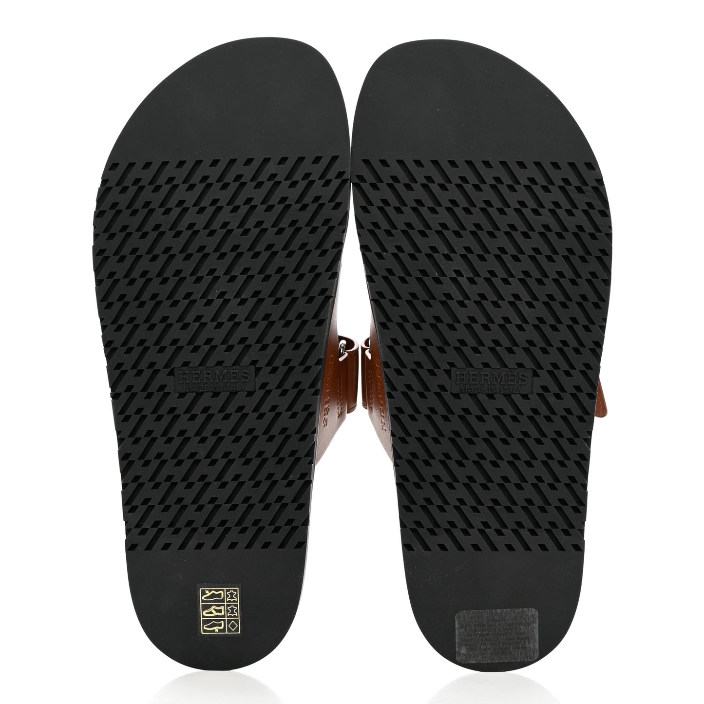 Calfskin Mens Chypre Sandals 42.5 Naturel