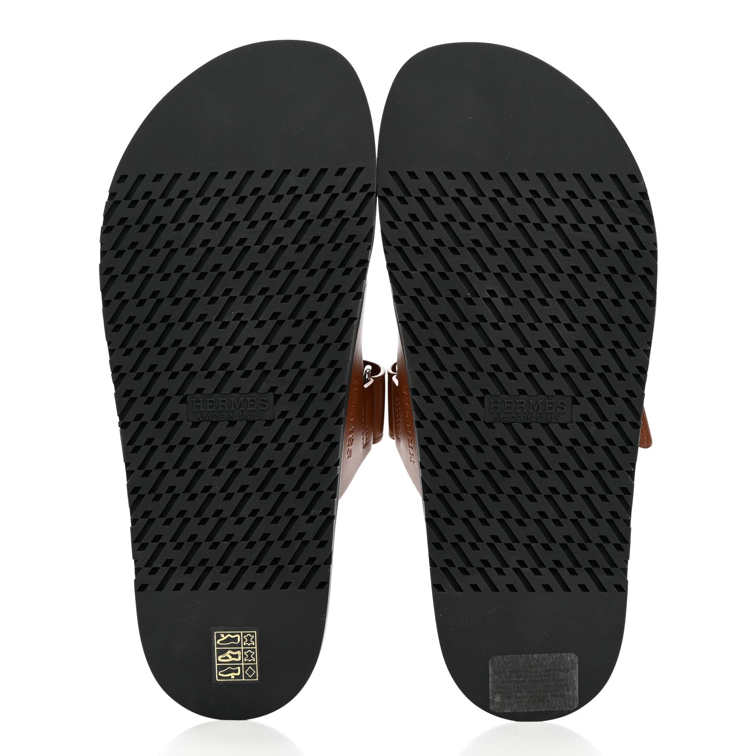 Hermes Calfskin Mens Chypre Sandals 42.5 Naturel 5 of 9