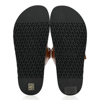 Hermes Calfskin Mens Chypre Sandals 42.5 Naturel 5 of 9